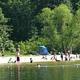 Swimming at Trout Pond