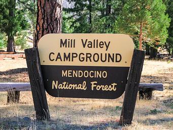 Mill Valley Campground Sign
