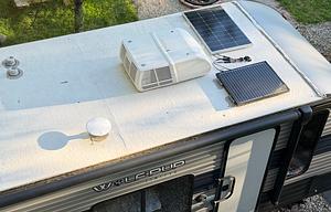 Travel light. Camp off‑grid. Fit for three.
