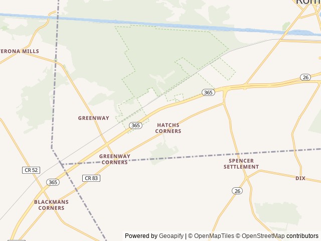 Map for 2020 Heartland Pioneer QB 300 near Rome, NY