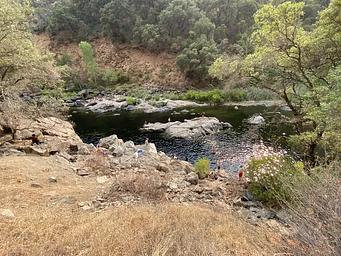 Split Rock Swimming Hole in Summer