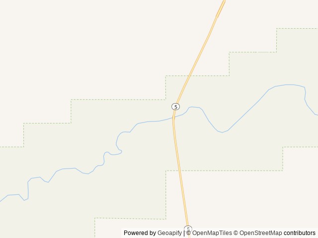 Map of West Fork Campground location at Fairbanks, AK, United States