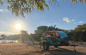 Sunset Teardrop — A/C, Pet-Friendly, Galley
