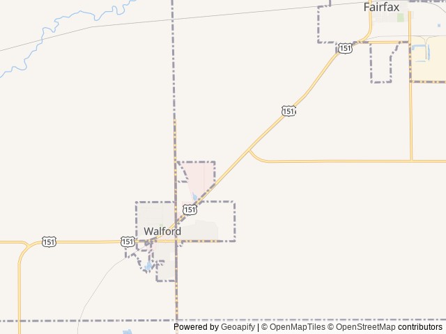 Map for 2018 THOR ACE 32.1, 2 FULL BATHS,KING,PET FRIENDLY near Walford, IA