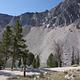 Entrance to Site 12 (Single Site) - Campsite with Meadow Lake Peak in Background