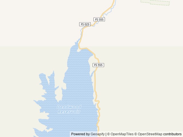 Map of Barneys Campground (Boise National Forest, ID) location at Lowman, ID, United States