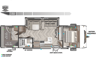 33 Ft. Spacious 2022 RV w/ Bunk Beds & Queen