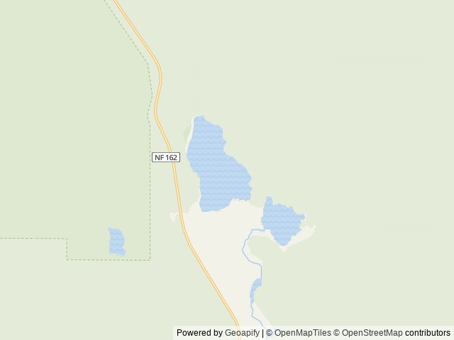 Map of Lava Lake Campground location at Bend, OR, United States
