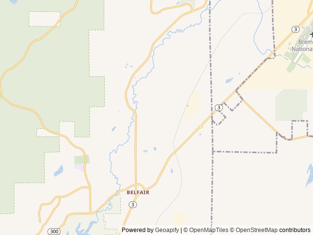 Map for Union River Nash near Belfair, WA
