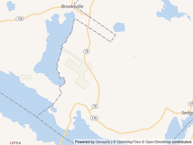 Map of Camp Ferncrest - Acadia location at Sargentville, ME, United States