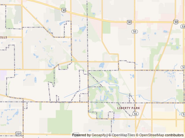 Map for 2022 Jayco Redhawk 26M near Merrillville, IL