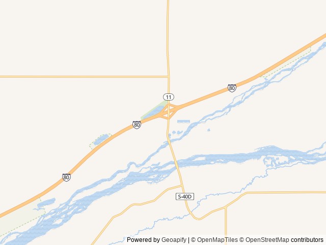 Map of Firefly Meadows location at Wood River, NE, United States