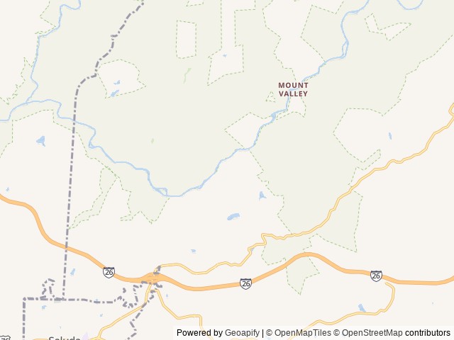Map of Wilderness Cove Campground | Outdoor Adventure Retreats location at Saluda, NC, United States