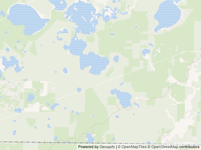 Map of Pine Ridge Equestrian Trail location at Chipley, FL, United States