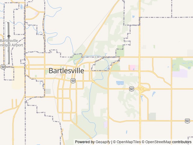Map for 2016 thor ace 30.1 motorhome Class A near Bartlesville, OK