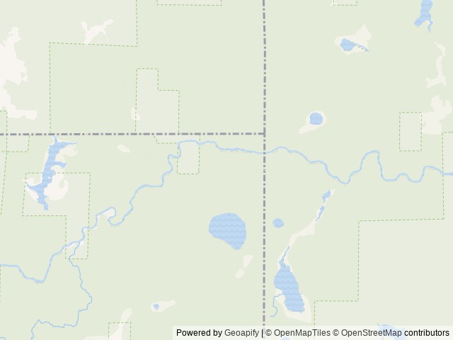 Map of Lost Lake Campground (WI) location at Eagle River, WI, United States