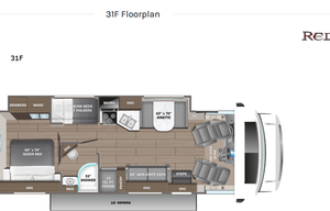Minty Fresh Redhawk 31F with BUNKS!