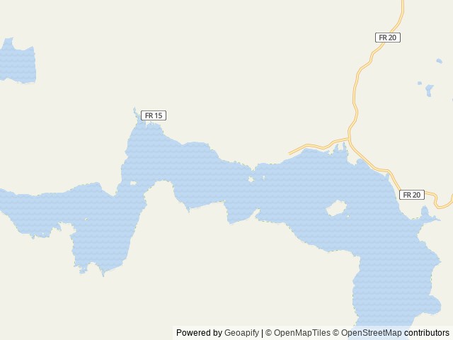 Map of El Capitan Campground location at Thorne Bay, AK, United States