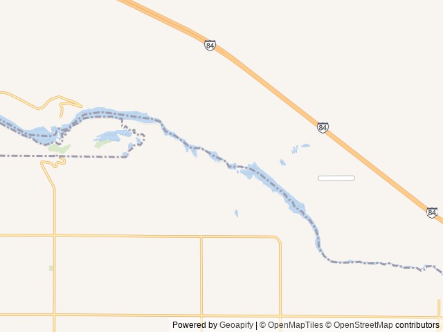 Map of Twin Falls Park location at Twin Falls, ID, United States
