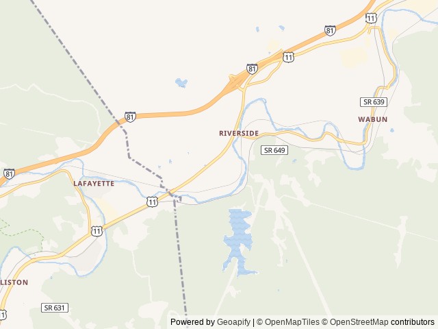 Map for 2021 Prowler 303BH near Salem, NC