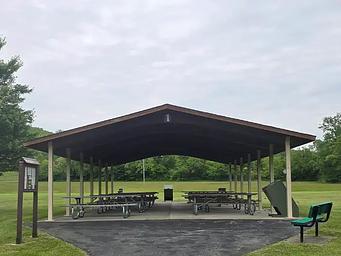 Tailwater Shelter 1 (Brookville Lake) View from Parking Lot