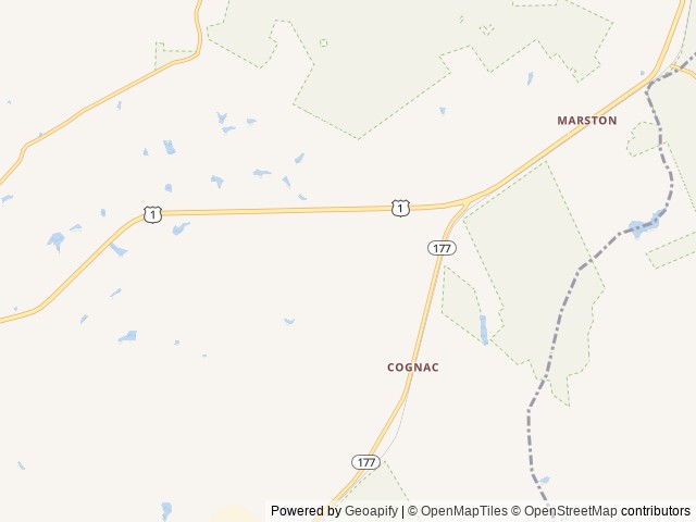 Map of Turn 5 RV Campground location at Rockingham, NC, United States