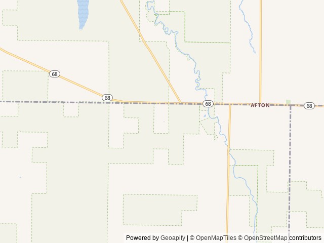 Map of Twin Bears Wooded Campground location at Indian River, MI, United States