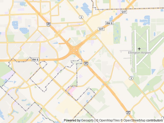 Map of USA RV Resorts - Houston location at Houston, TX, United States