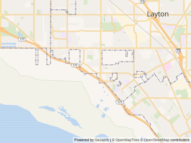Map for "Lilys Place" *No Burning Man* near Layton, UT