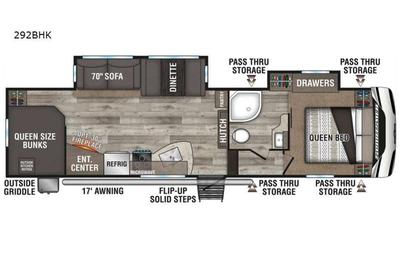 2021 KZ Sportsmen 292BHK