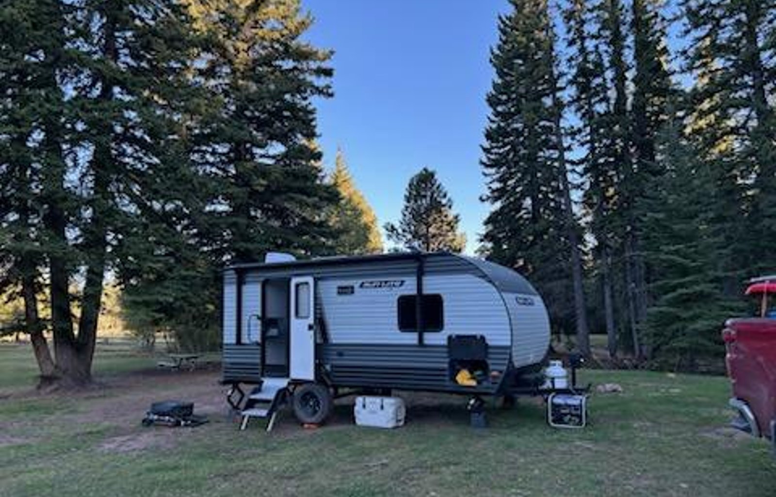 Lucinda: 2025 Sun-Lite 19RB - under 3k lbs