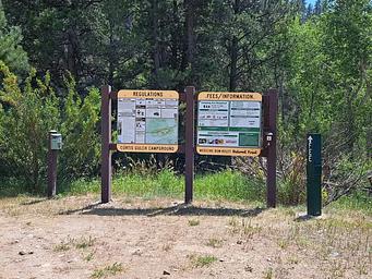 Curtis Gulch Campground Information and Fee Station Douglas WY