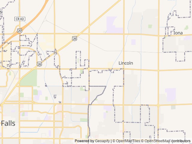 Map for Apex Adventure — The Vibe | Family-Friendly 17DB near Idaho Falls, ID