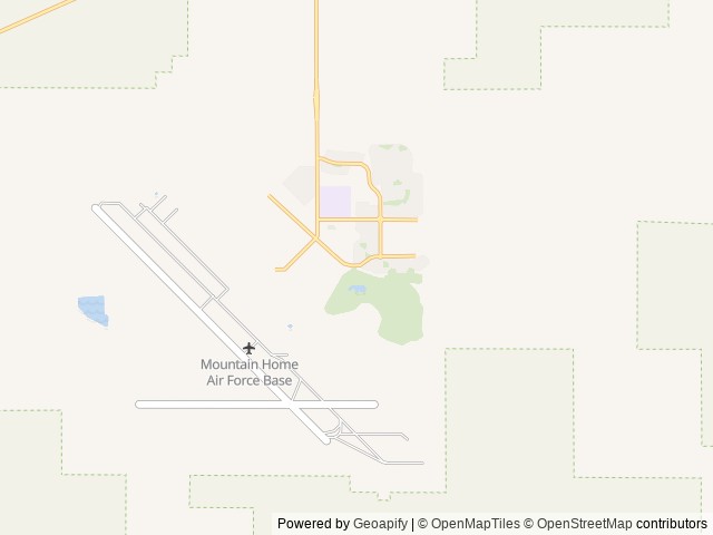 Map for COMFORT HAVEN Class C 26’ - Sleeps 6 near Mountain Home Air Force Base, ID