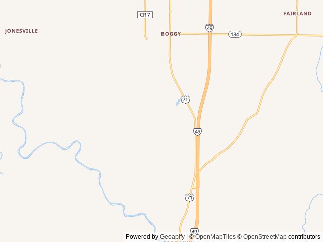 Map for 2026 Forest River RV Vibe 3400SB near Fouke, AR