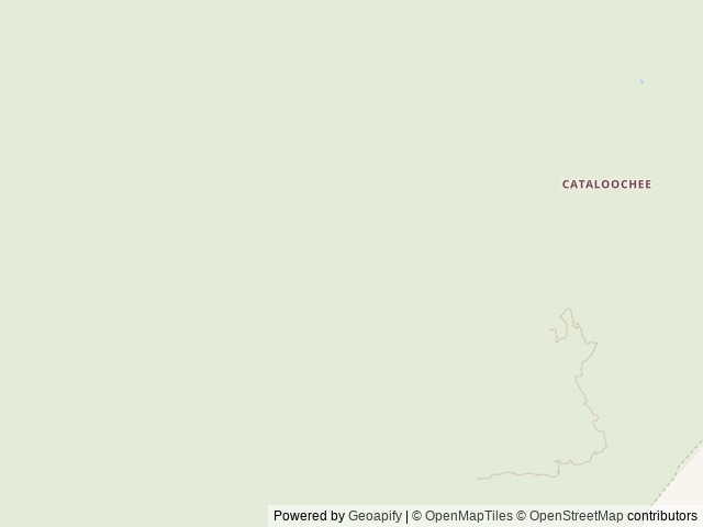 Map of Cataloochee Horse Camp location at Waynesville, NC, United States