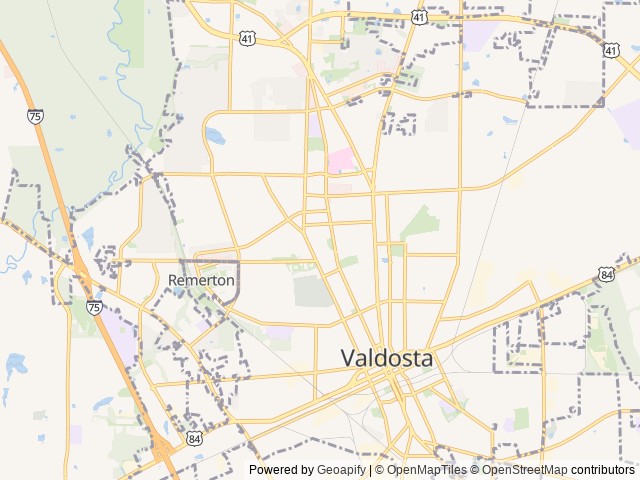 Map for 2023 Coachmen RV Catalina Summit Series 7 164BHX near Valdosta, FL