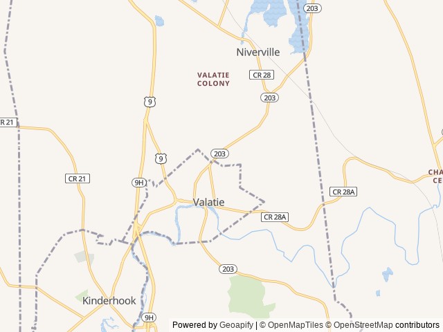 Map for Comfy living in the Colleen  near Valatie, MA