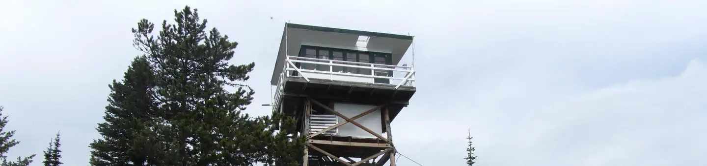 Big Creek Baldy. Lookout Rental