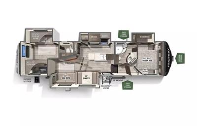 Great 5th wheel to tackle any trip.