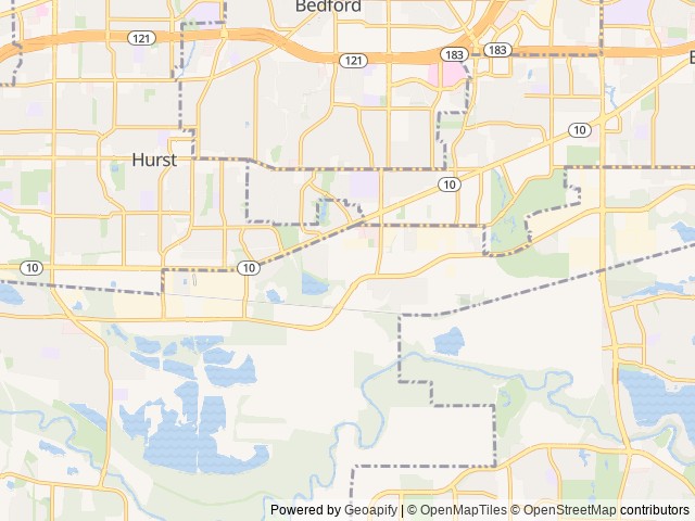Map for 2025 Keystone RV Coleman 17B near Hurst, TX