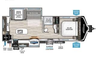 RV stationary rental in a 20 acres Farm