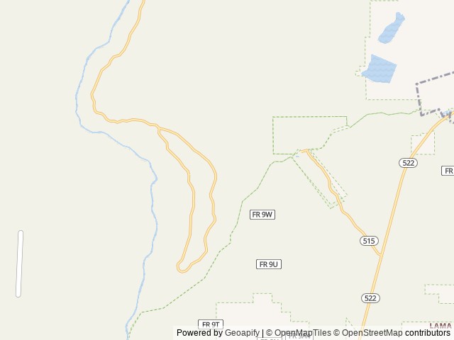 Map of Wild Rivers Recreation Area location at Questa, NM, United States