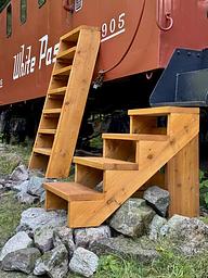 Red Cedar stairs and step ladder