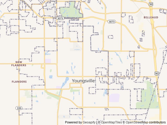 Map for SLEEPS 6 + Outdoor fridge & Grill near Youngsville, LA