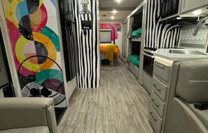 Cyan Art Mobile Home