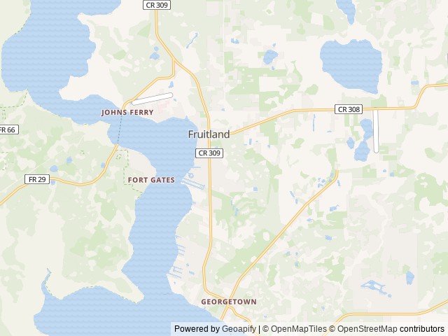Map of Renegades On The River location at Crescent City, FL, United States