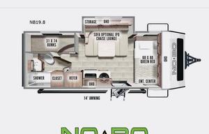 2021 Forest River RV No Boundaries NB19.8