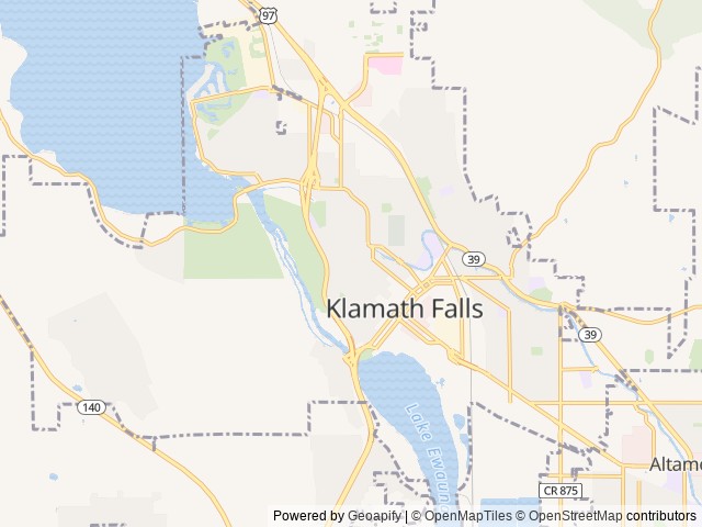 Map for 2024 Jayco- Perfect Size for a Couple near Klamath Falls, OR