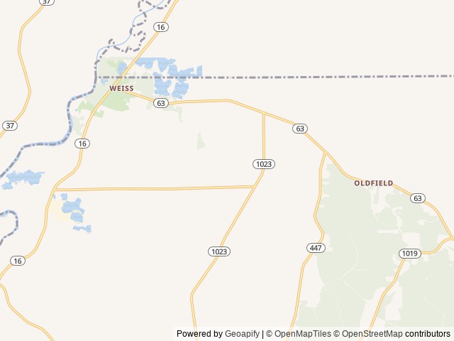 Map for Adventure Getaway near Denham Springs, LA
